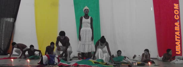 Ponto de Cultura ACAPEB e Projeto Peteca Cidadania apresentam Navio Negreiro em Ubaitaba