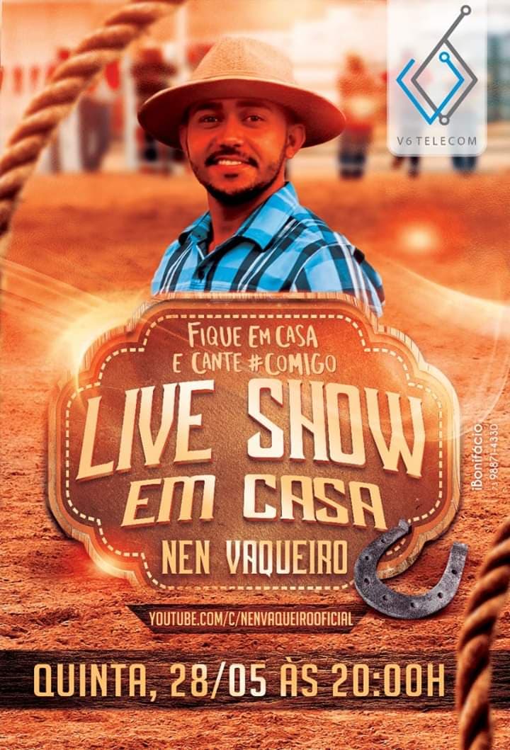 GONGOGI: A live mais esperada do momento é animada por Nen Vaqueiro, nesta quinta (28)