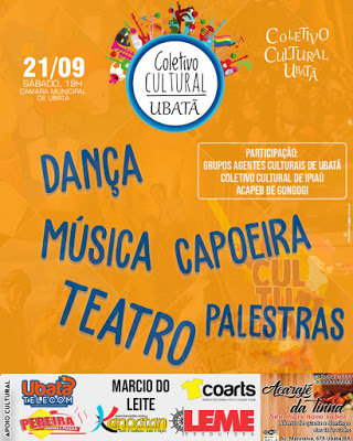Ubatã sediará o I Encontro de Artes e Cultura no próximo sábado (21)