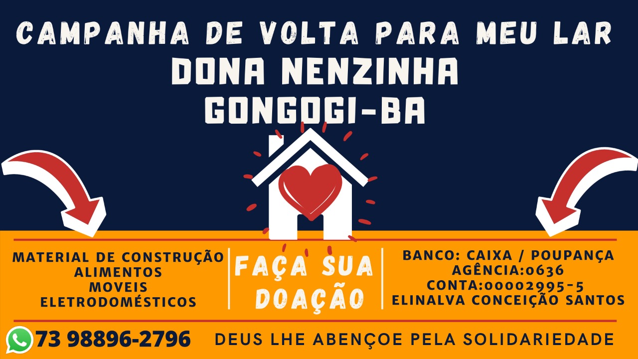 VIDEO: Lançamento da Campanha “De volta pra meu lar”, para a construção da casa de d. Nenzinha (113 anos), nesta sexta-feira (04)